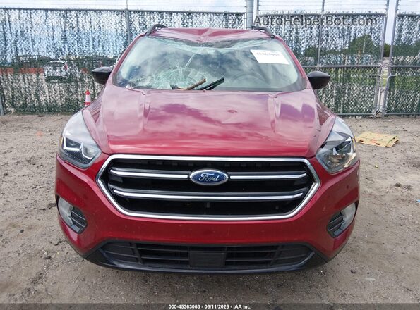 1FMCU9HD1JUD35688 2018 FORD ESCAPE Red Rear interior view