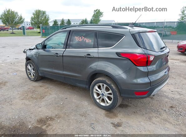 1FMCU9HD1KUB22872 2019 FORD ESCAPE Gray Trasero izquierdo