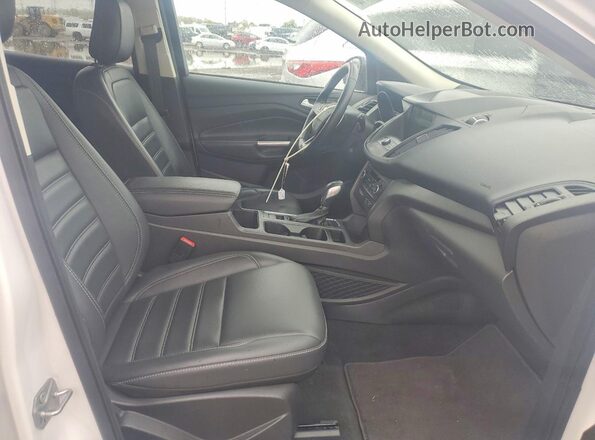 1FMCU9HD1KUB98138 2019 FORD ESCAPE Белый Вид салона спереди