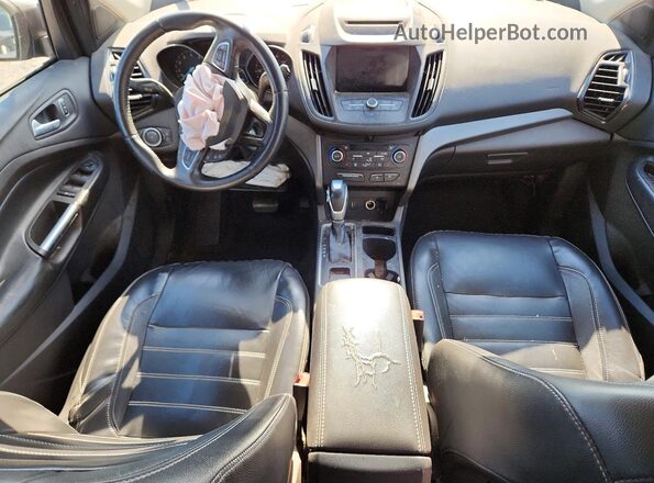 1FMCU9HD2JUC55106 2018 FORD ESCAPE Gray Dashboard view