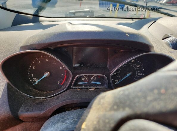 1FMCU9HD2JUC55106 2018 FORD ESCAPE Gray Instrument cluster view
