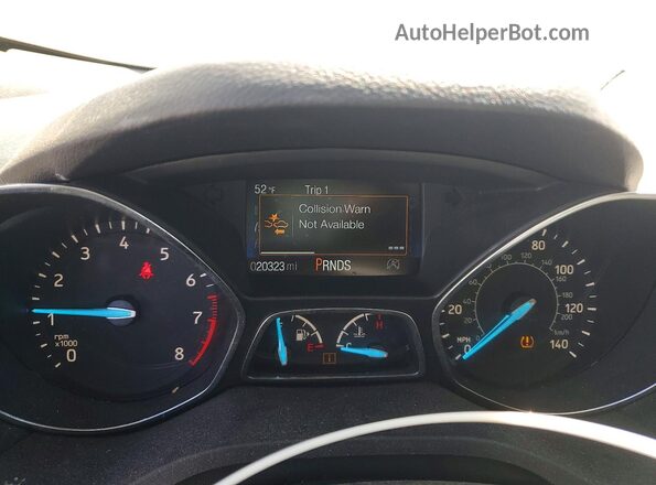 1FMCU9HD2KUC42583 2019 FORD ESCAPE Белый Вид щитка приборов