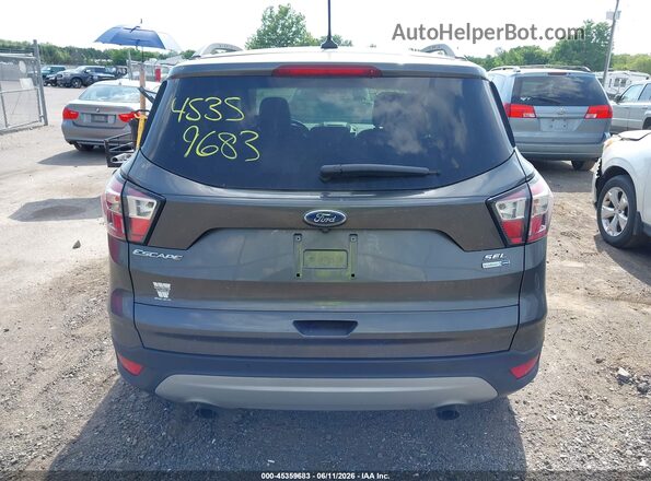 1FMCU9HD3JUA33707 2018 FORD ESCAPE Gray 