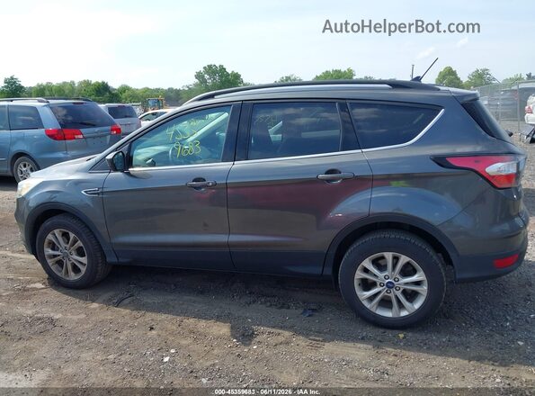 1FMCU9HD3JUA33707 2018 FORD ESCAPE Gray 