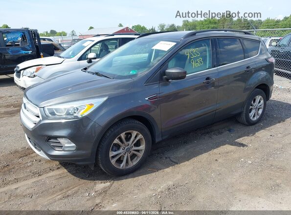 1FMCU9HD3JUA33707 2018 FORD ESCAPE Gray 