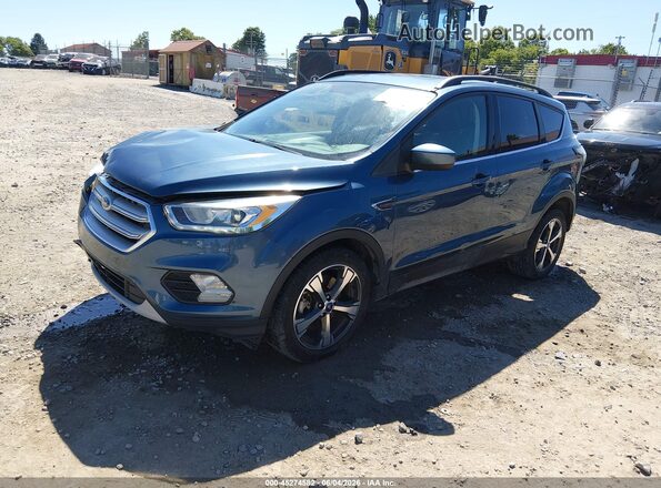 1FMCU9HD4JUB08706 2018 FORD ESCAPE Blue წინა მარცხენა ხედი სამი მეოთხედიდან