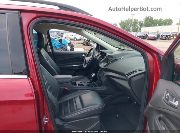 1FMCU9HD4KUA14357 2019 FORD ESCAPE Red Widok wnętrza z przodu