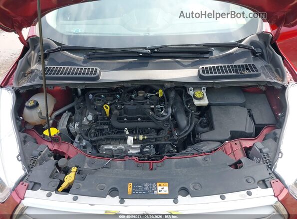 1FMCU9HD4KUA14357 2019 FORD ESCAPE Red Widok z tyłu