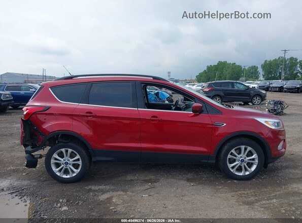 1FMCU9HD4KUA14357 2019 FORD ESCAPE Red Widok wnętrza z tyłu