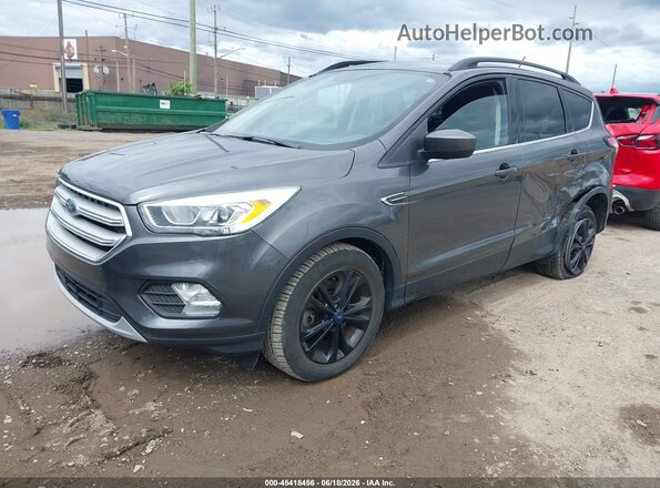 1FMCU9HD5JUB30861 2018 FORD ESCAPE Gray Przód lewy