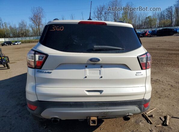 1FMCU9HD6JUB87876 2018 FORD ESCAPE White Widok z tyłu