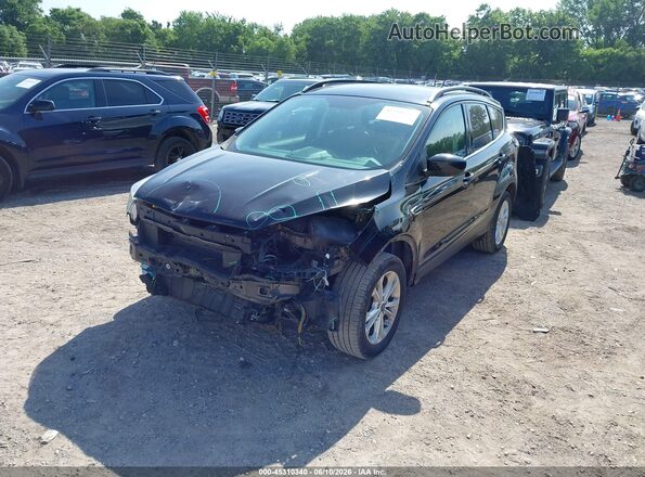 1FMCU9HD7JUB21742 2018 FORD ESCAPE Black Առջևի ձախ երեք քառորդ տեսարան