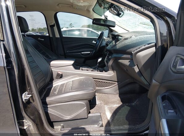 1FMCU9HD7KUB20463 2019 FORD ESCAPE Черный Вид салона спереди