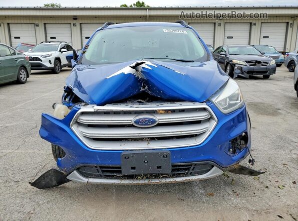 1FMCU9HD8JUD61284 2018 FORD ESCAPE Blue Դիմացի տեսք