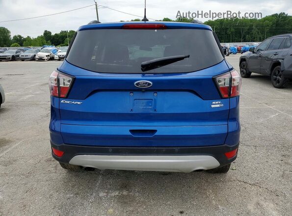 1FMCU9HD8JUD61284 2018 FORD ESCAPE Blue Հետևի տեսք