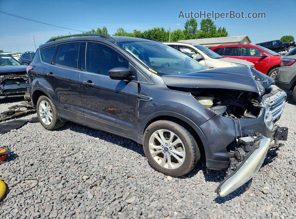 1FMCU9HDXJUA15933 2018 FORD ESCAPE Gray Передня права чверть
