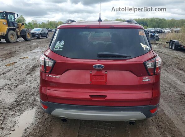 1FMCU9HDXJUC99385 2018 FORD ESCAPE Red უკანა ხედი