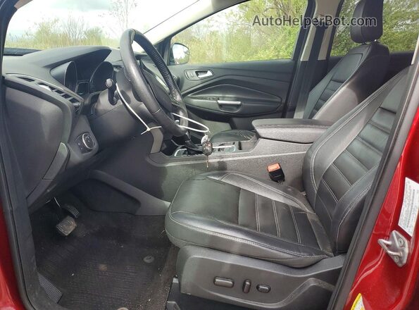 1FMCU9HDXJUC99385 2018 FORD ESCAPE Red წინა სალონის ხედი