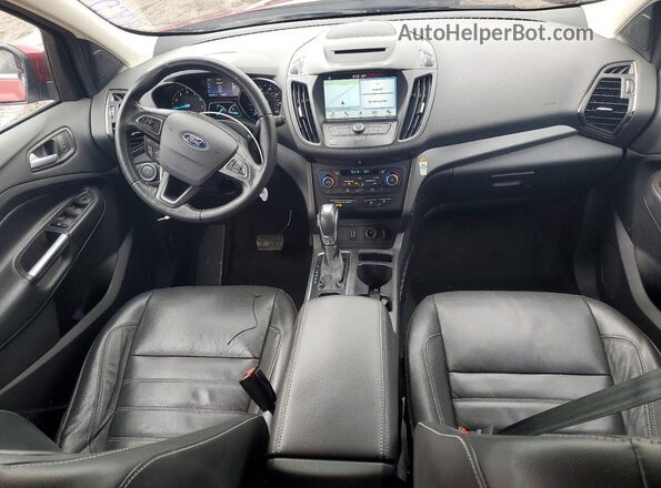 1FMCU9HDXJUC99385 2018 FORD ESCAPE Red წინა პანელის ხედი