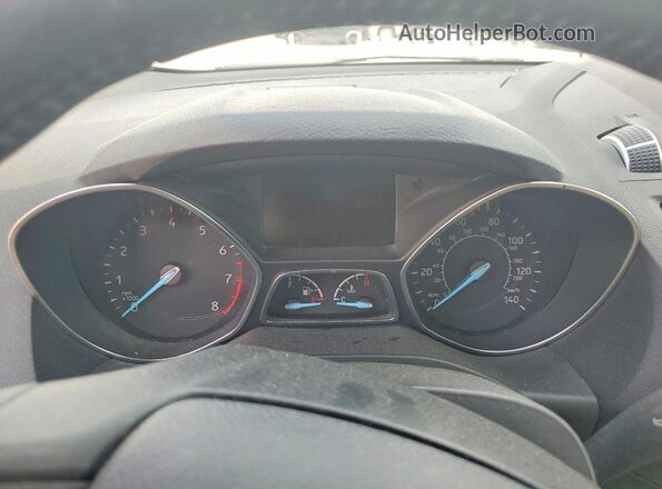 1FMCU9J90JUD57669 2018 FORD ESCAPE Белый Вид щитка приборов