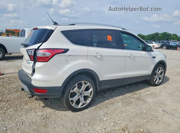 1FMCU9J90JUD57669 2018 FORD ESCAPE Белый Задняя правая четверть