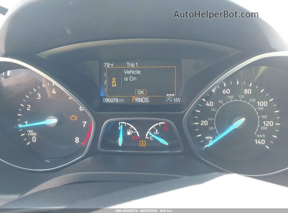 1FMCU9J90KUB51690 2019 FORD ESCAPE Gray Widok tylnych siedzeń