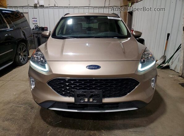 1FMCU9J90LUB20120 2020 FORD ESCAPE Gold Front view