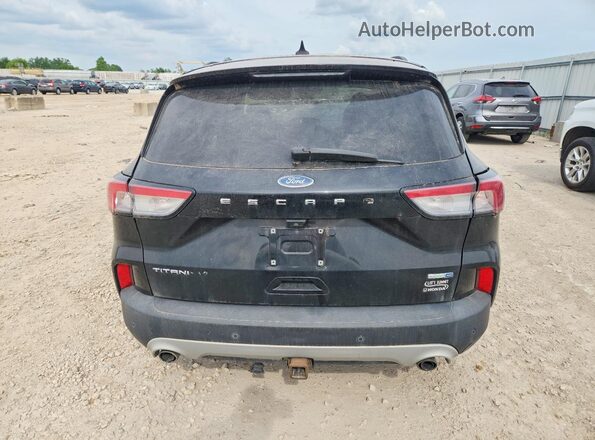 1FMCU9J90LUB20344 2020 FORD ESCAPE Black Widok z tyłu