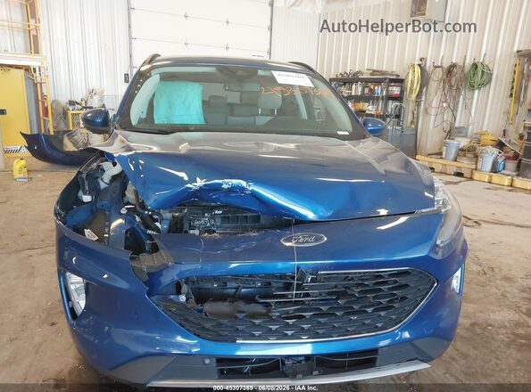 1FMCU9J90NUA59340 2022 FORD ESCAPE Blue Вид спереду