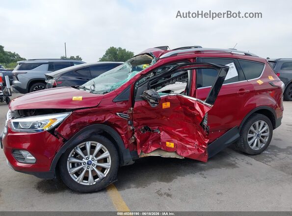 1FMCU9J91HUB34065 2017 FORD ESCAPE Red წინა ხედი