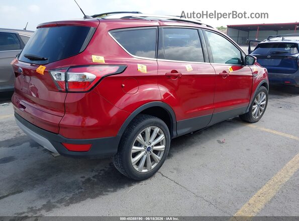 1FMCU9J91HUB34065 2017 FORD ESCAPE Red უკანა მარჯვენა