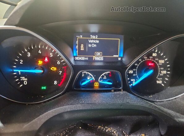 1FMCU9J91JUD46535 2018 FORD ESCAPE Black ხელსაწყოთა პანელის ხედი