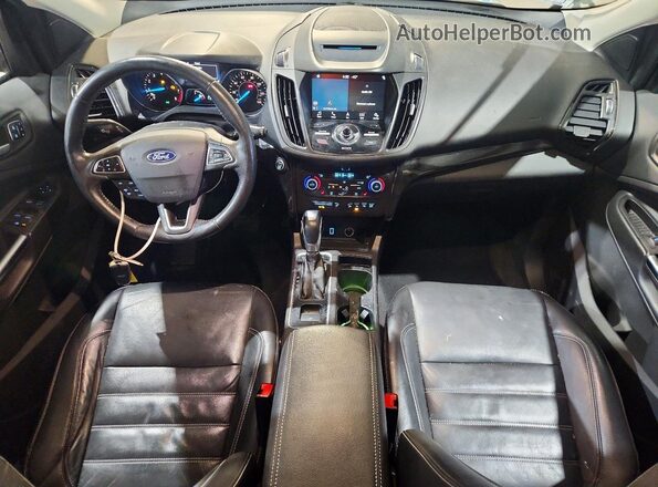 1FMCU9J91JUD46535 2018 FORD ESCAPE Black წინა პანელის ხედი