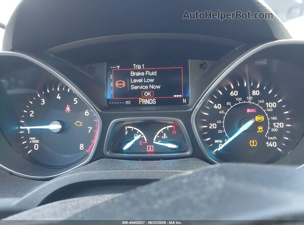 1FMCU9J91KUA31476 2019 FORD ESCAPE Red Rear seats view