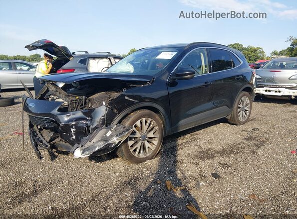 1FMCU9J91LUA14856 2020 FORD ESCAPE Черный Передняя левая четверть