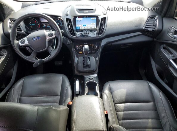1FMCU9J92GUB80163 2016 FORD ESCAPE Gray Widok deski rozdzielczej