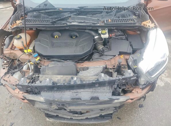 1FMCU9J93HUB53930 2017 FORD ESCAPE Brown უკანა სალონის ხედი