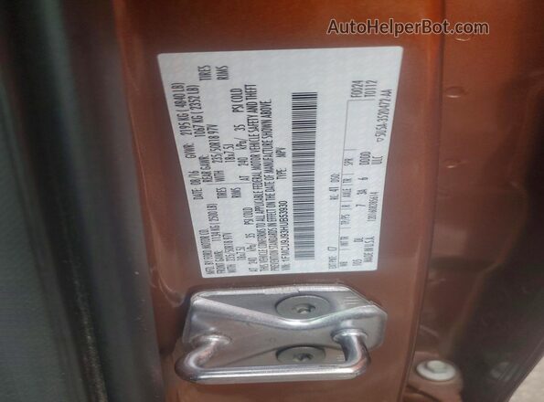 1FMCU9J93HUB53930 2017 FORD ESCAPE Brown ძრავის განყოფილების ხედი