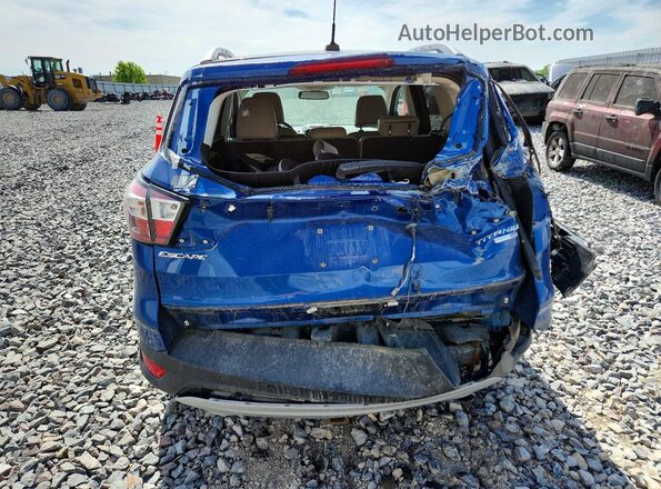 1FMCU9J93HUD74587 2017 FORD ESCAPE Blue Rear view