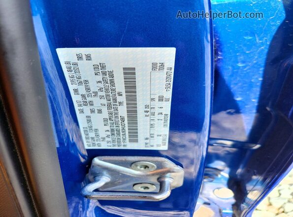 1FMCU9J93HUD74587 2017 FORD ESCAPE Blue Engine compartment view