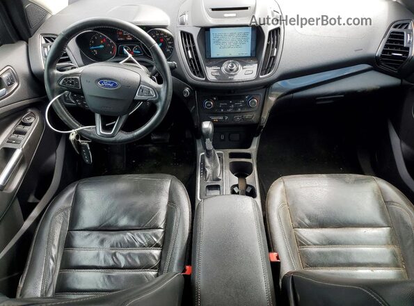 1FMCU9J93HUD88117 2017 FORD ESCAPE Gray Առջևի վահանակի տեսք
