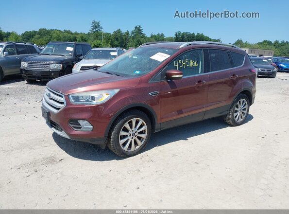 1FMCU9J93JUB15880 2018 FORD ESCAPE Red Vista tres cuartos delantera izquierda