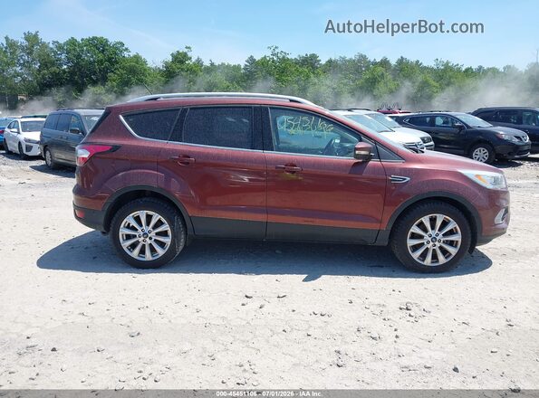 1FMCU9J93JUB15880 2018 FORD ESCAPE Red Vista interior trasera