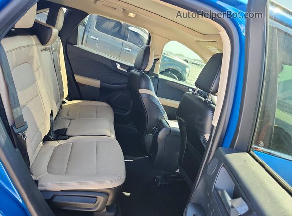 1FMCU9J93LUC18672 2020 FORD ESCAPE Blue Rear interior view