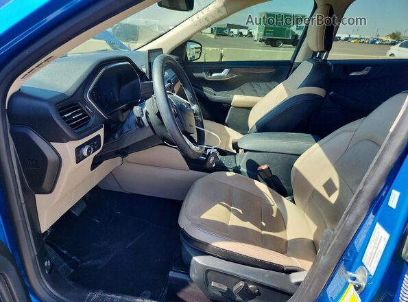 1FMCU9J93LUC18672 2020 FORD ESCAPE Blue Front interior view