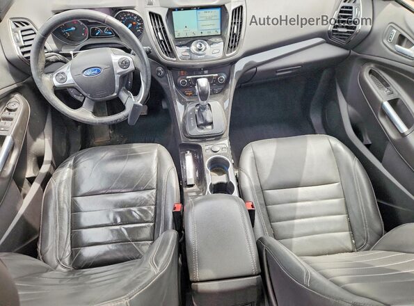 1FMCU9J94GUB09255 2016 FORD ESCAPE Серый Вид панели приборов