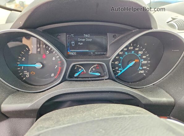 1FMCU9J94GUB09255 2016 FORD ESCAPE Серый Вид щитка приборов
