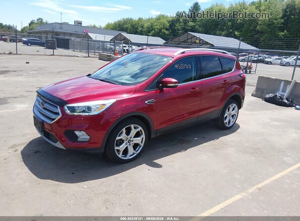 1FMCU9J94JUD58601 2018 FORD ESCAPE Red Przód lewy