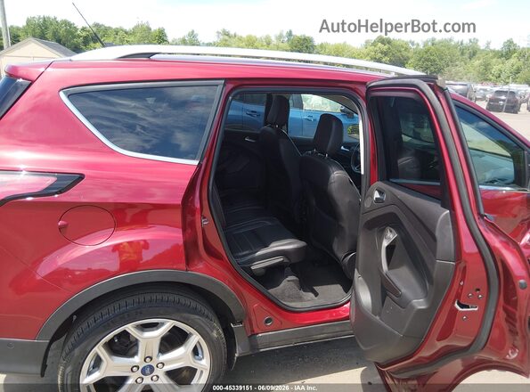 1FMCU9J94JUD58601 2018 FORD ESCAPE Red Widok naklejki z numerem VIN