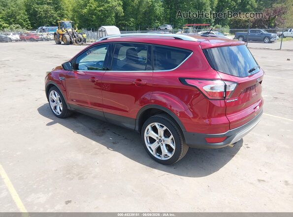 1FMCU9J94JUD58601 2018 FORD ESCAPE Red Tył lewy